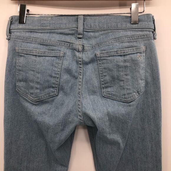 Rag & Bone Ankle Skinny with Raw Hem - Celeste - 27 - Picture 11 of 12